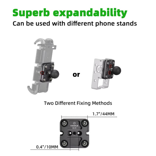 Qyro Sync FANAUE Motorcycle Phone Holder Mount